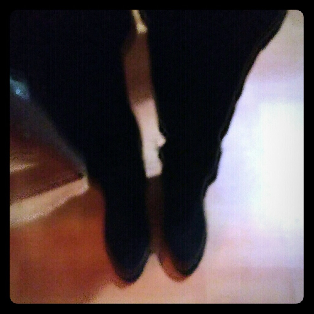 Black boots